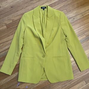 Express Women's Lime Blazer